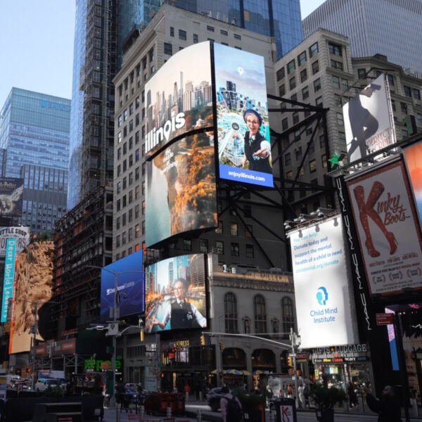 Photo of digital billboard